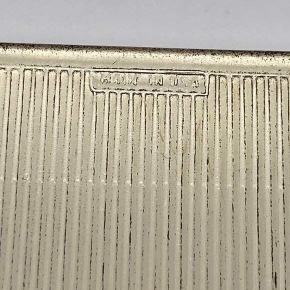 VTG Ritz Florida Compact Souvenir gold tone Powder makeup 1960s Box - Picture 7 of 15